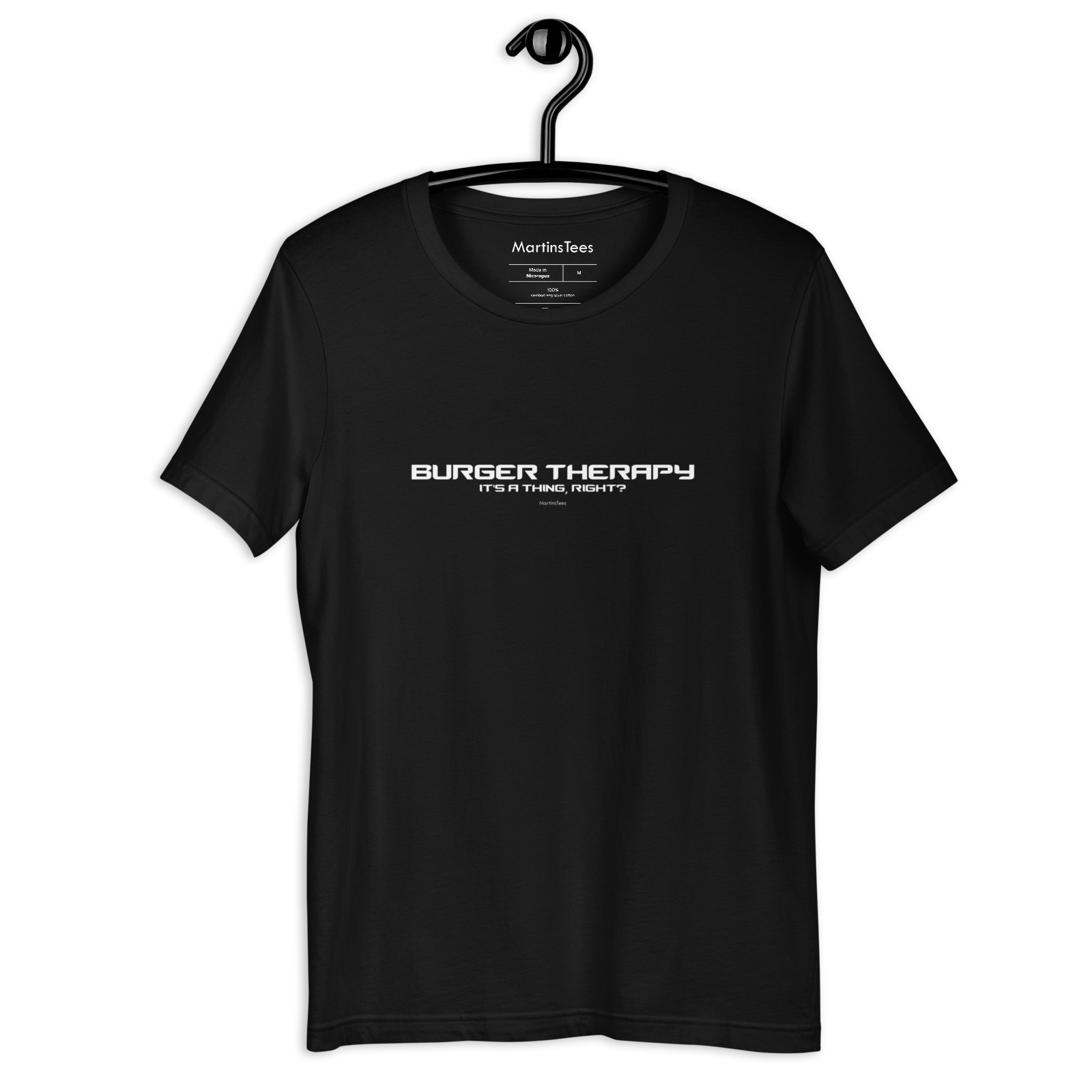 T-shirt: BURGER THERAPY - IT'S A THING, RIGHT?